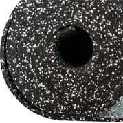 FitNord Gummimatta svart 4 mm (10m rulle), med vita prickar 1
