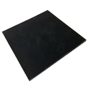 FitNord Gymgolv, gummi 1m x 1m x 20mm, svart 1