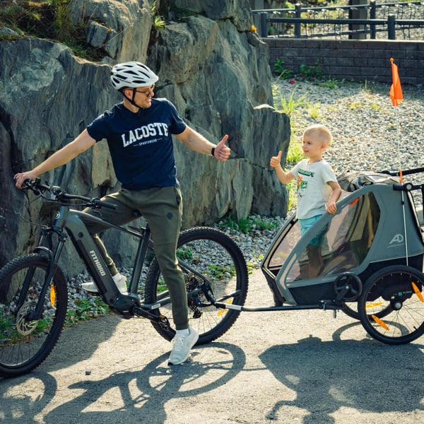 ArmorDuty TR-01 Cykelvagn för två barn 23