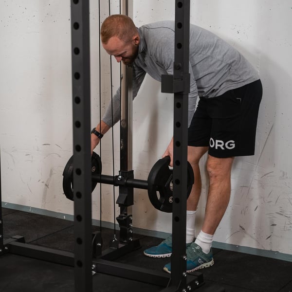 FitNord Power Rack 500 med övre och nedre kabeldrag 10