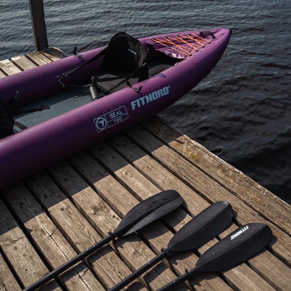 FitNord Seal Two tvåsitsig kajak, mörklila 2025 5