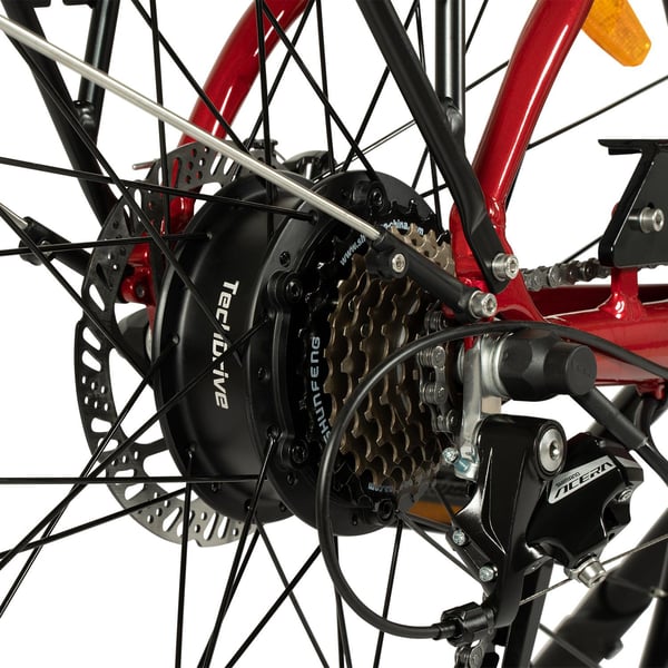 FitNord Ava 200 Elcykel, röd (540 Wh batteri) 8