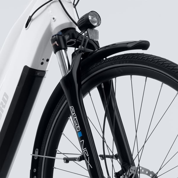 FitNord Ava 300 Elcykel G2, vit 6
