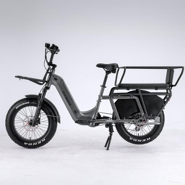 FitNord Cargo 350 Longtail Elcykel, grå 2