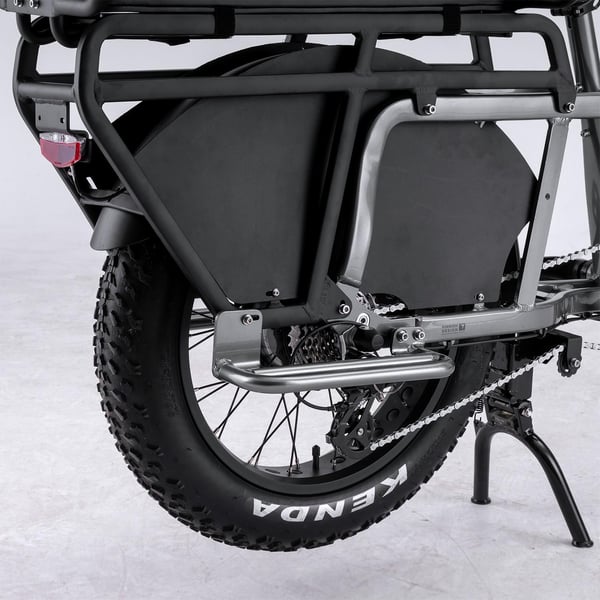 FitNord Cargo 350 Longtail Elcykel, grå 10