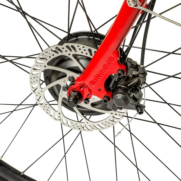 FitNord Classic 200 Elcykel, röd (540 Wh batteri) 6