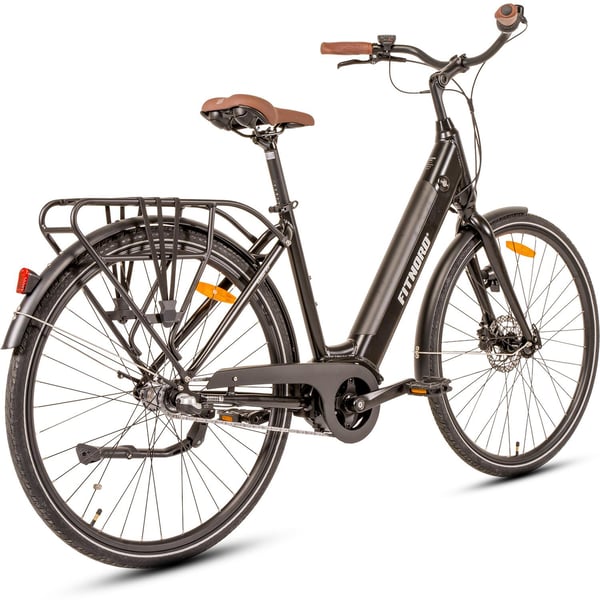 FitNord Classic 300 Elcykel, svart (504 Wh batteri)  med ytterligare ett års garanti 4