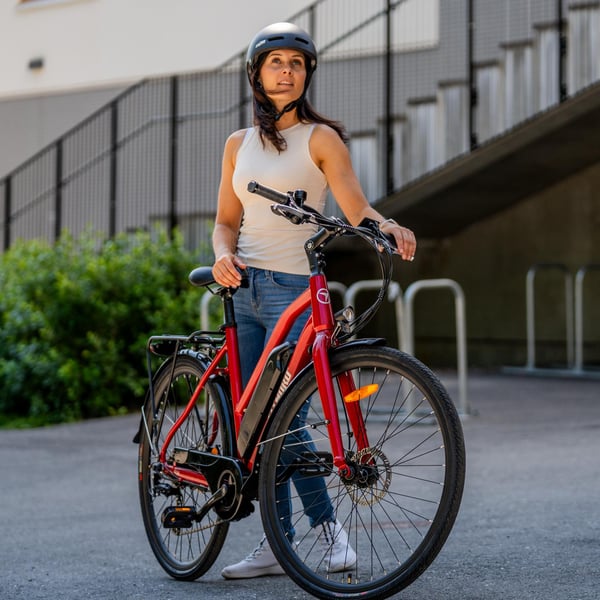 FitNord Ava 200 Elcykel, röd (540 Wh batteri) 18