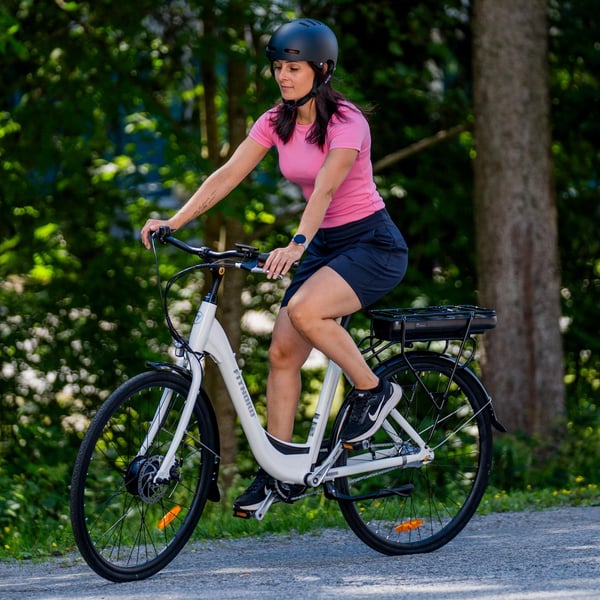 FitNord Classic 200 Elcykel, vit (540 Wh batteri) 9