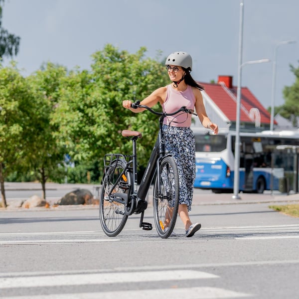 FitNord Classic 300 Elcykel, svart (504 Wh batteri)  med ytterligare ett års garanti 14