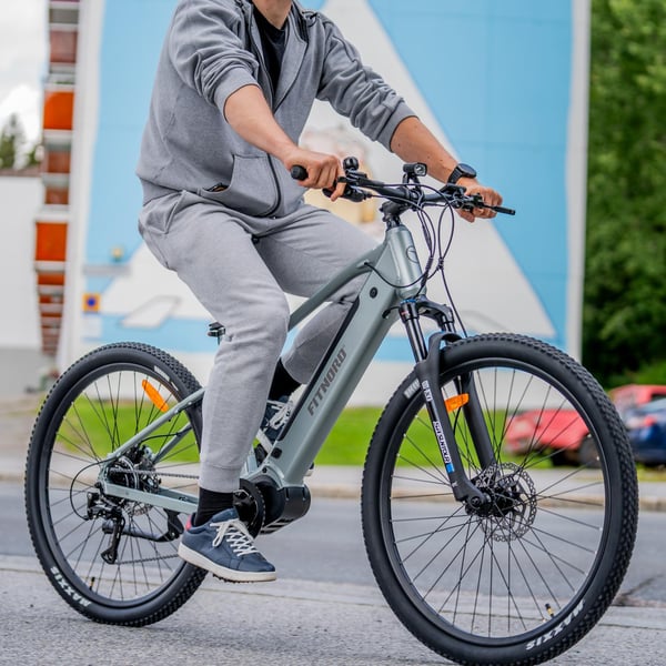 FitNord Ranger 500 Elmountainbike, mintgrön (630 Wh batteri)  med ytterligare ett års garanti 7