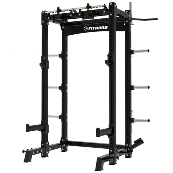 **DEMO** FitNord Half Rack GG Diamond Skivstångsställning 1