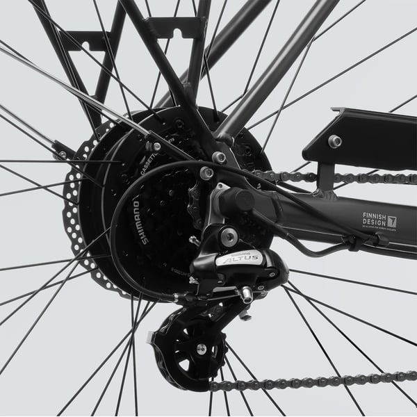 FitNord Venture 300 Elcykel G2, svart 7