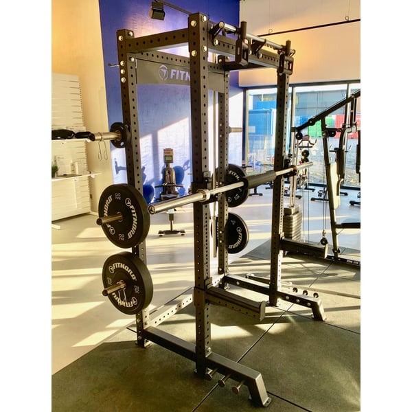 **DEMO** FitNord Half Rack GG Diamond Skivstångsställning 6