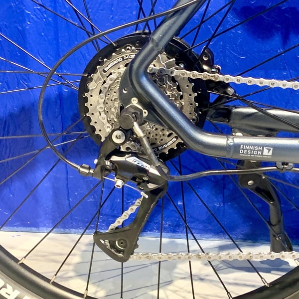 **DEMO STOCKHOLM** FitNord Ranger 300 Elmountainbike 2024, svart (720 Wh batteri) 48 cm 2