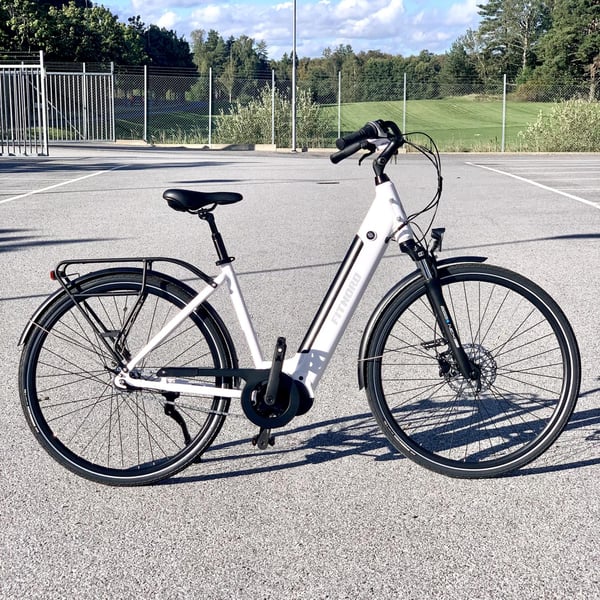 **DEMO STOCKHOLM** FitNord Classic 500 Elcykel G2, vit 612Wh 48 cm 2