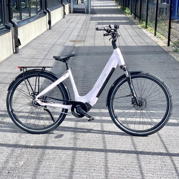 **DEMO STOCKHOLM** FitNord Classic 800 Elcykel, vit 720Wh 48 cm 1