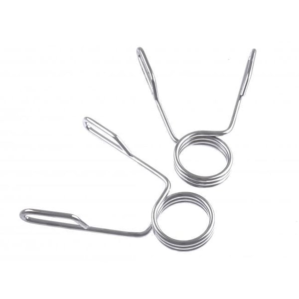 Fjäderlås för viktskivor