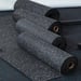 FitNord Gummimatta svart 4 mm (10m rulle), med vita prickar 5