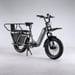 FitNord Cargo 350 Longtail Elcykel, grå 3