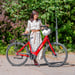 FitNord Classic 300 Elcykel, röd (504 Wh batteri)  med ytterligare ett års garanti 2