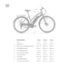 FitNord Ava 200 Elcykel, vit (540 Wh batteri) 17