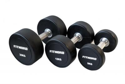 FitNord Diamond PU Hantlar 25 kg (par)