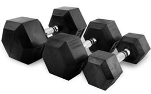 FitNord Hexhantlar 25 kg (par)