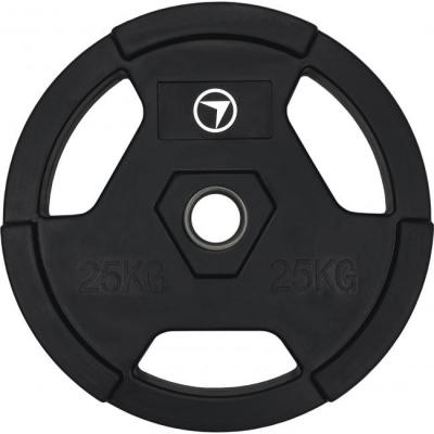 FitNord Viktskiva 25kg, Tri-Grip Black