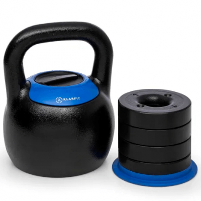 KLARFIT Justerbar Kettlebell 16-24 kg