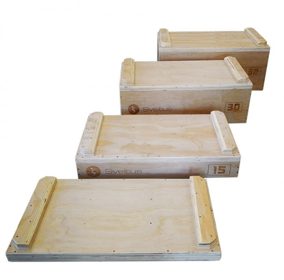 Sveltus Wood Jerk Blocks, 2 st.